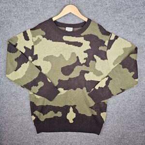 Men's Camouflage Crewneck Sweater